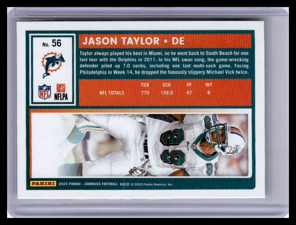 2025 Donruss #56 Jason Taylor