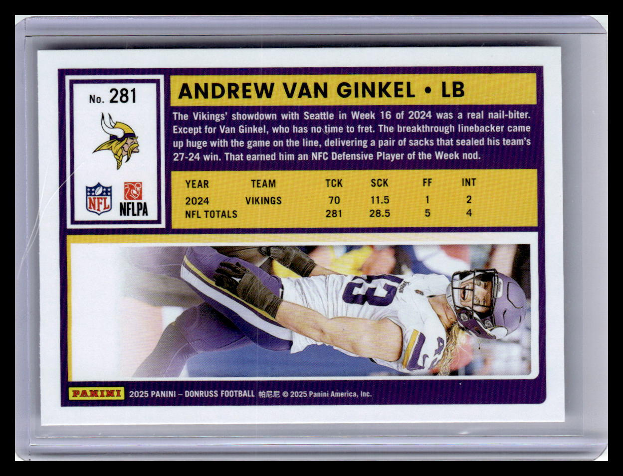 2025 Donruss #281 Andrew Van Ginkel