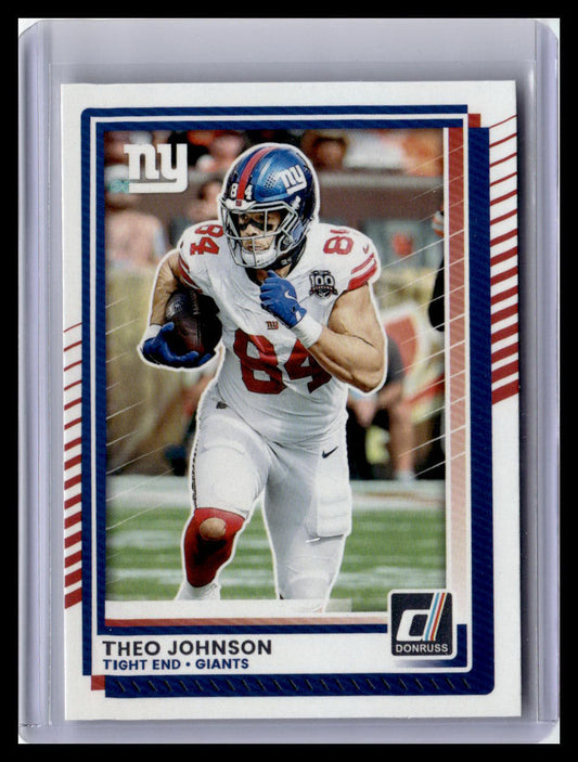 2025 Donruss #211 Theo Johnson