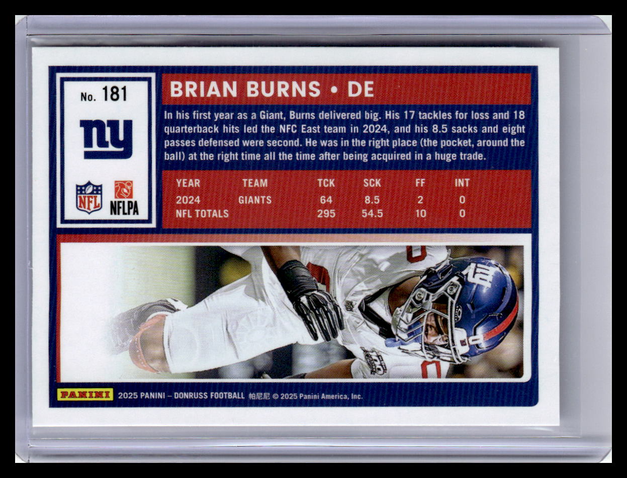 2025 Donruss #181 Brian Burns