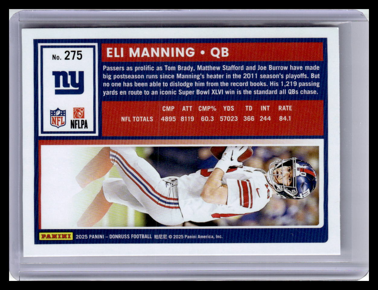 2025 Donruss #275 Eli Manning