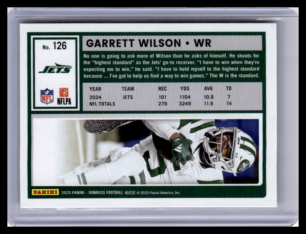2025 Donruss #126 Garrett Wilson