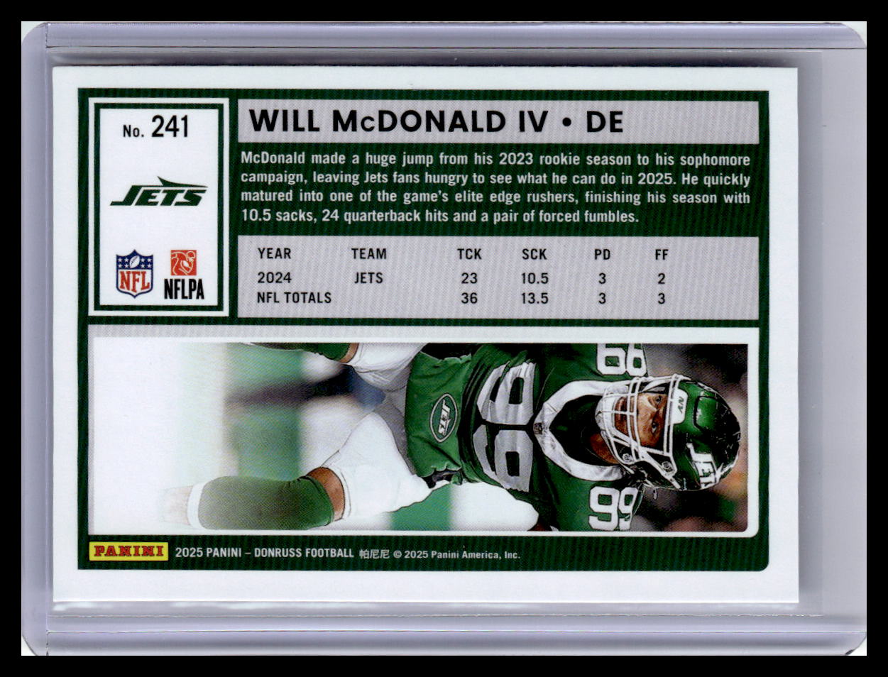2025 Donruss #241 Will McDonald IV