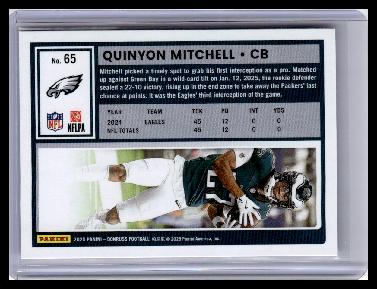 2025 Donruss #65 Quinyon Mitchell