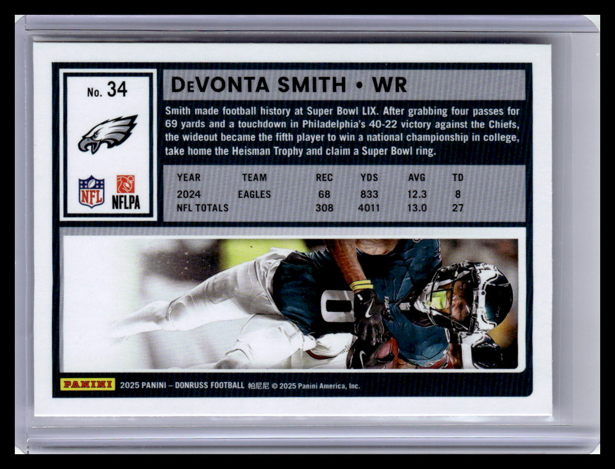 2025 Donruss #34 DeVonta Smith
