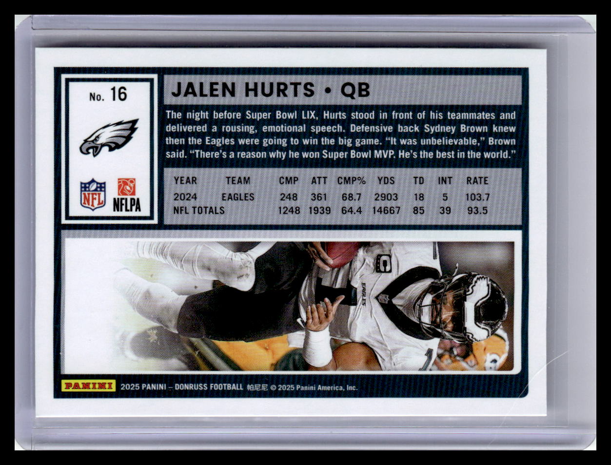 2025 Donruss #16 Jalen Hurts