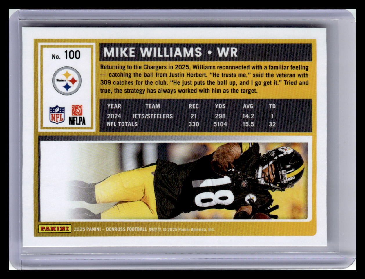 2025 Donruss #100 Mike Williams