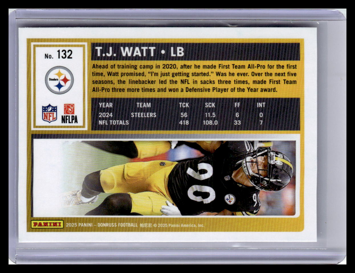 2025 Donruss #132 T.J. Watt