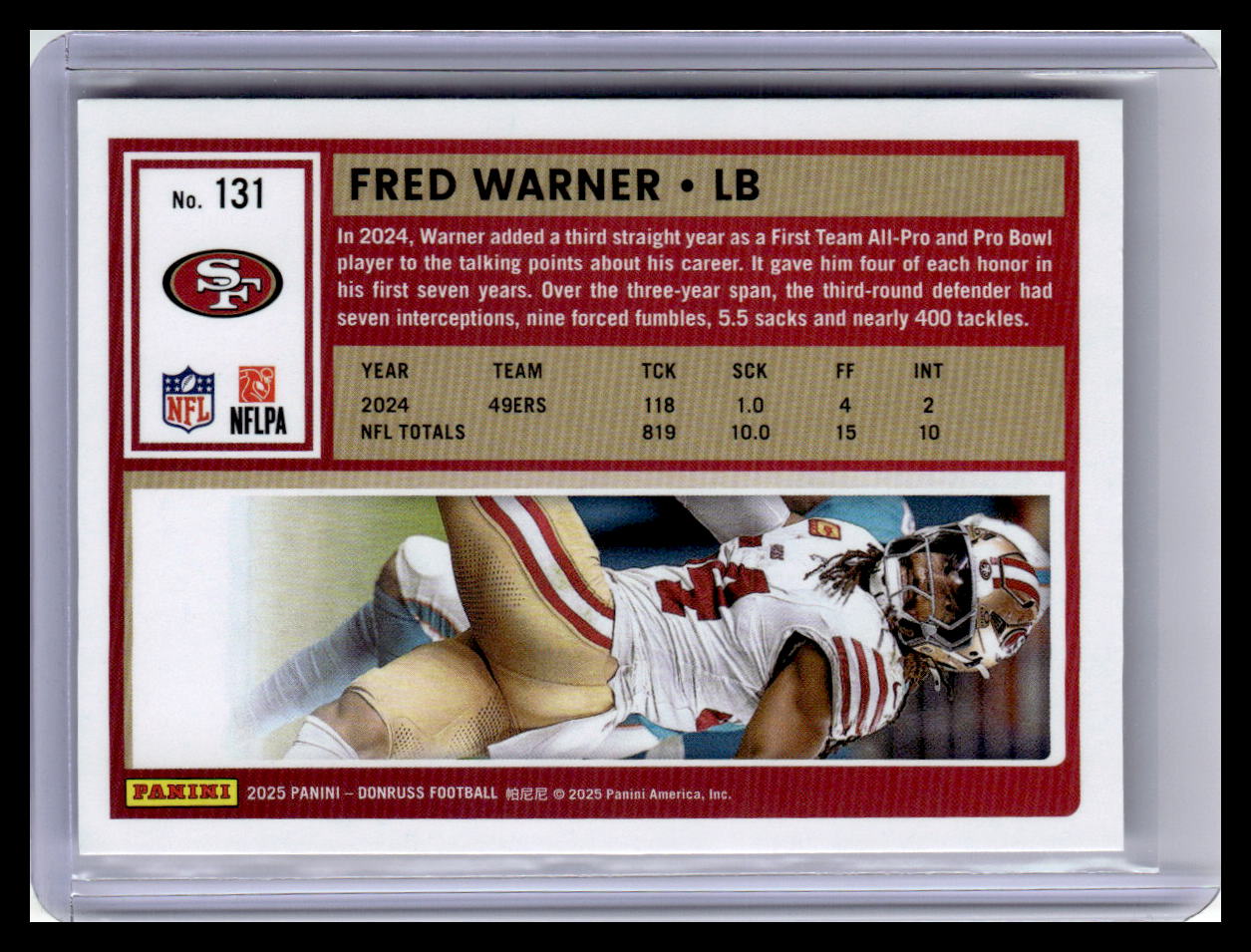 2025 Donruss #131 Fred Warner