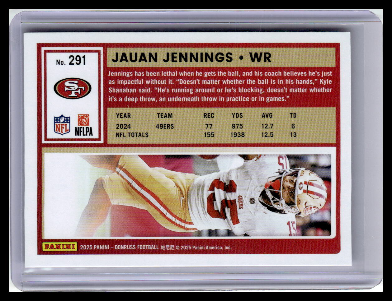2025 Donruss #291 Jauan Jennings