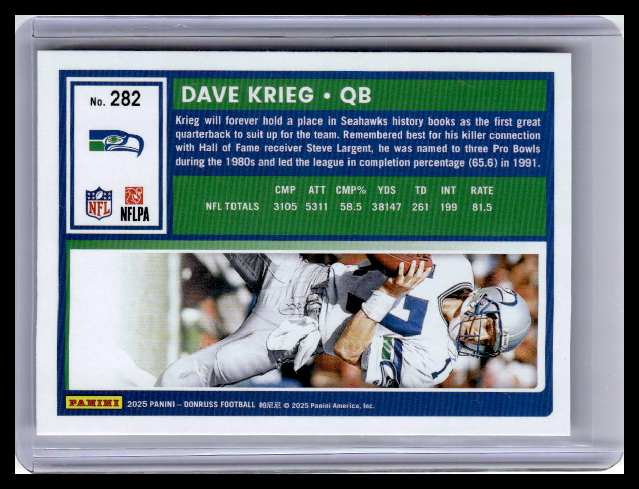 2025 Donruss #282 Dave Krieg