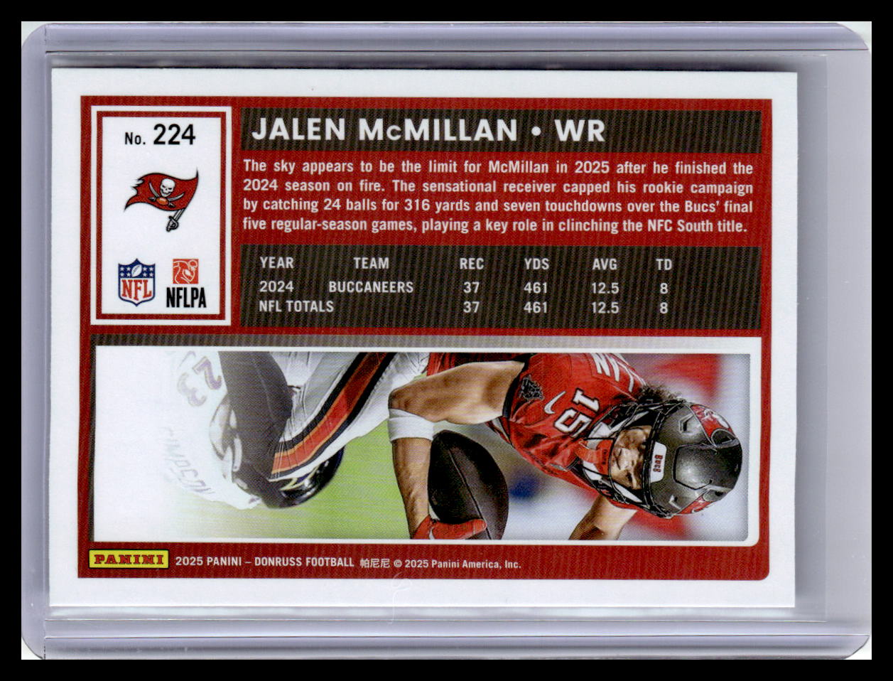 2025 Donruss #224 Jalen McMillan