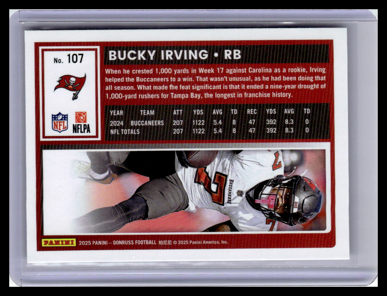 2025 Donruss #107 Bucky Irving