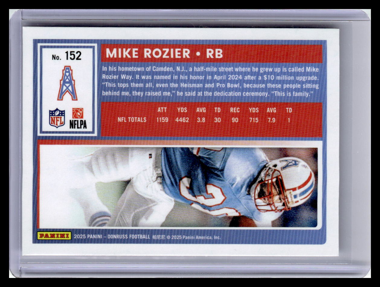 2025 Donruss #152 Mike Rozier