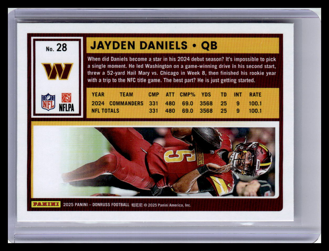 2025 Donruss #28 Jayden Daniels