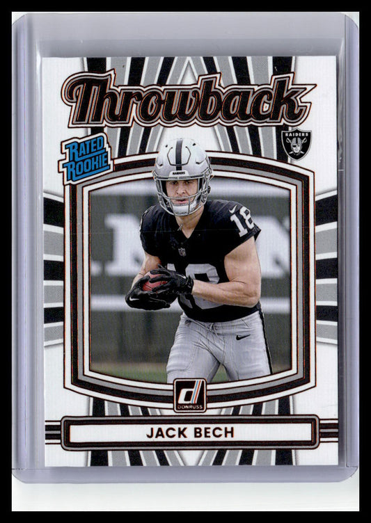 2025 Donruss #47 Jack Bech Rated Rookies Throwback