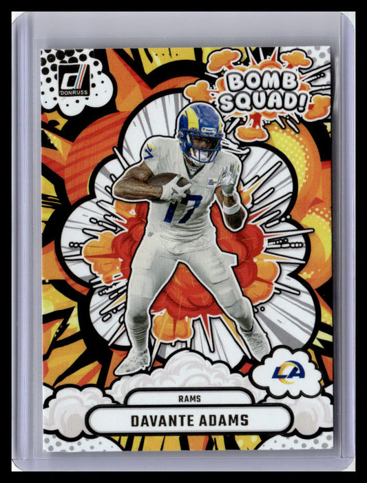 2025 Donruss #BS-DAS Davante Adams Bomb Squad