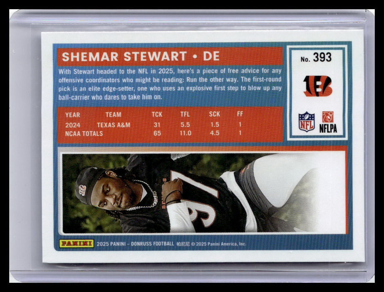 2025 Donruss #393 Shemar Stewart Rated Rookie