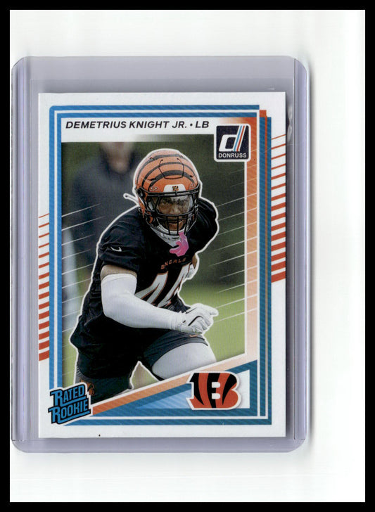 2025 Donruss #385 Demetrius Knight Jr. Rated Rookie