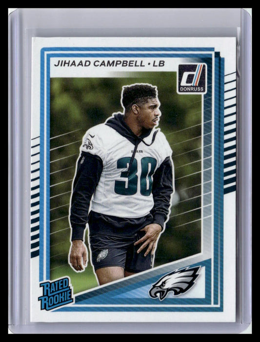 2025 Donruss #343 Jihaad Campbell Rated Rookie