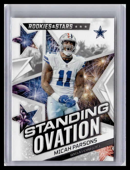 2022 Panini Rookies & Stars #SO-20 Micah Parsons Standing Ovation