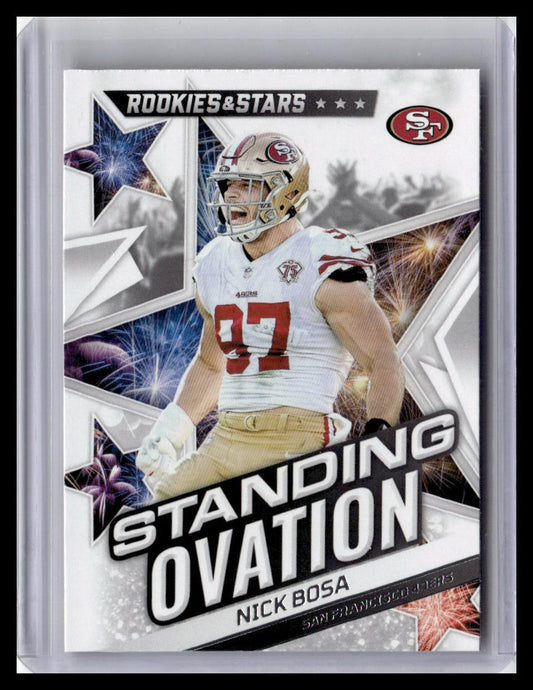 2022 Panini Rookies & Stars #SO-15 Nick Bosa Standing Ovation