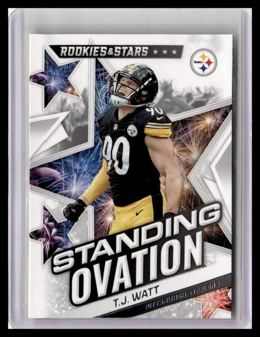 2022 Panini Rookies & Stars #SO-14 T.J. Watt Standing Ovation