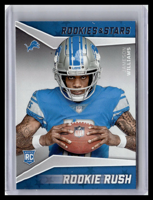 2022 Panini Rookies & Stars #RR-9 Jameson Williams Rookie Rush
