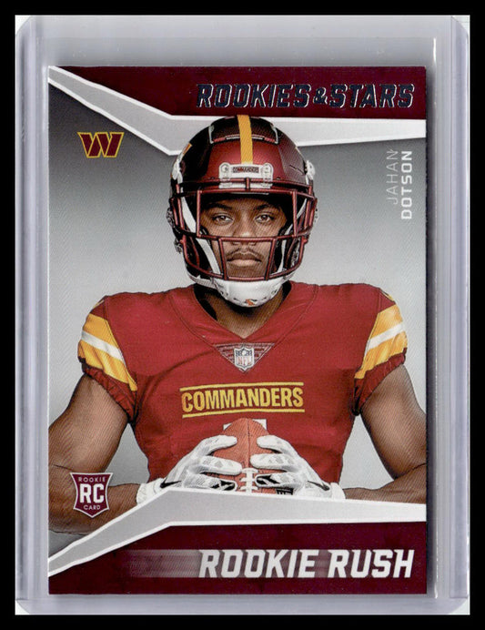 2022 Panini Rookies & Stars #RR-10 Jahan Dotson Rookie Rush