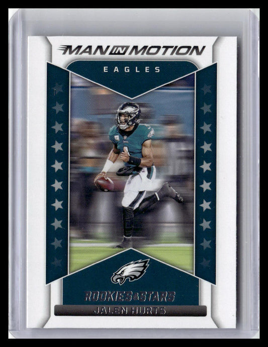2022 Panini Rookies & Stars #MM-25 Jalen Hurts Man In Motion