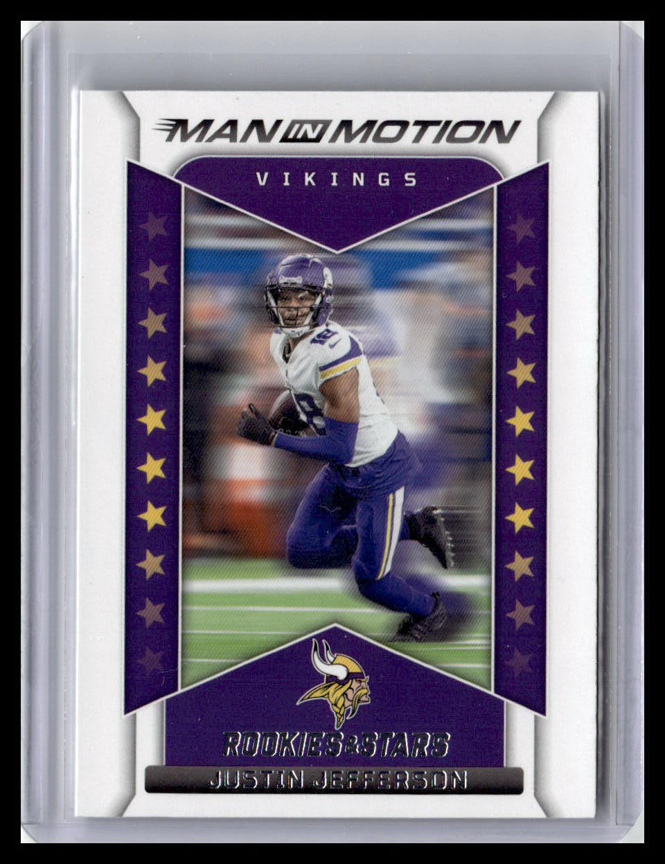 2022 Panini Rookies & Stars #MM-12 Justin Jefferson Man In Motion