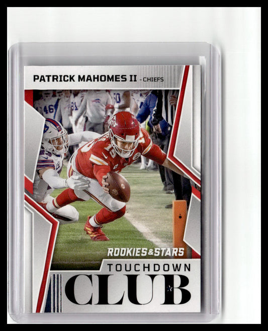 2022 Panini Rookies & Stars #TD-2 Patrick Mahomes II Touchdown Club