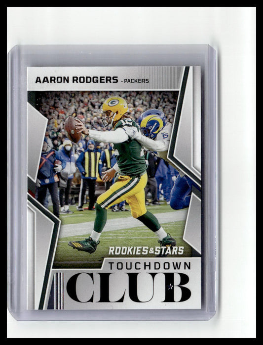 2022 Panini Rookies & Stars #TD-3 Aaron Rodgers Touchdown Club