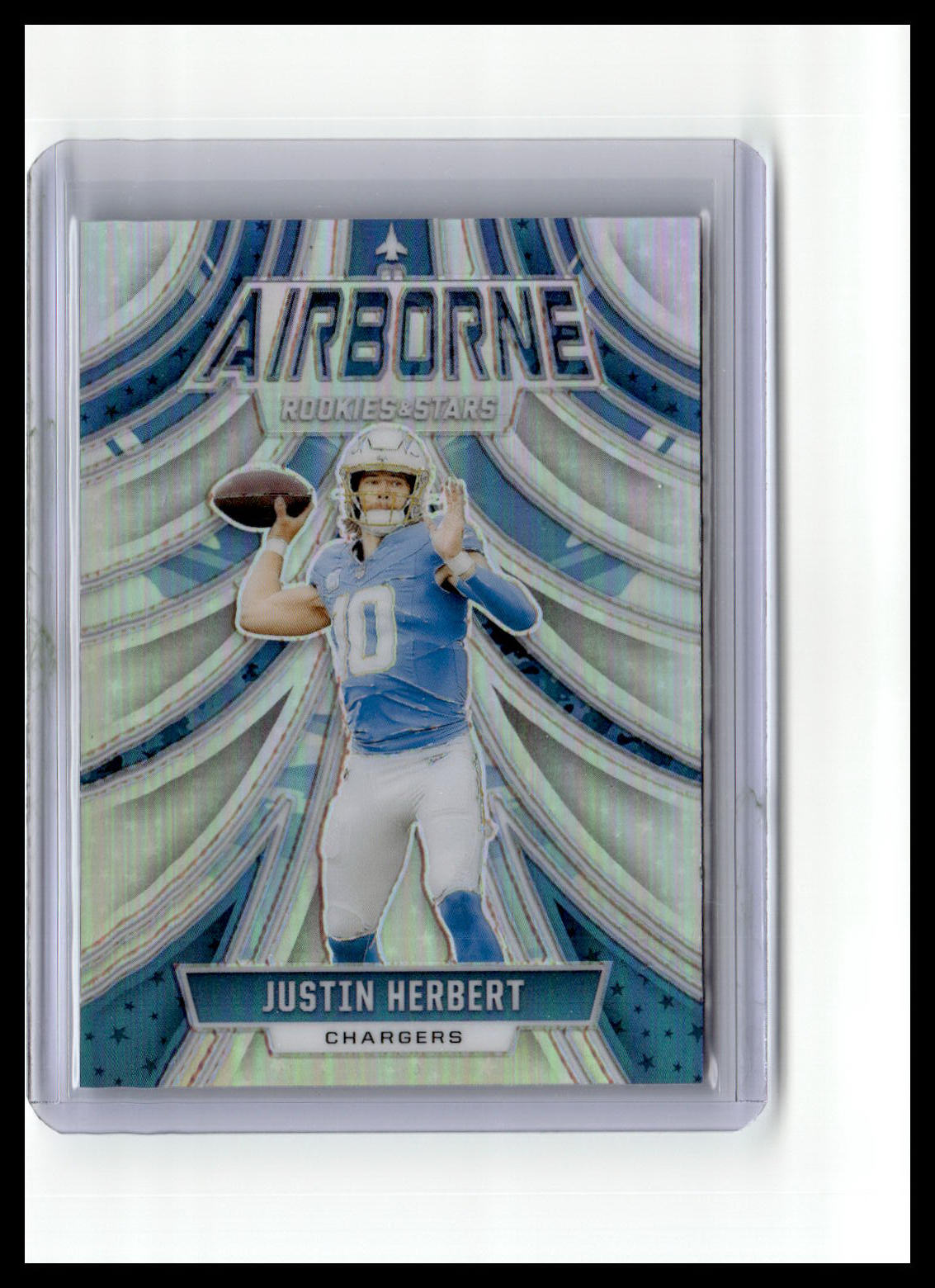 2024 Panini Rookies & Stars #A-JHT Justin Herbert Airborne Silver