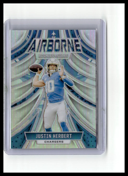 2024 Panini Rookies & Stars #A-JHT Justin Herbert Airborne Silver