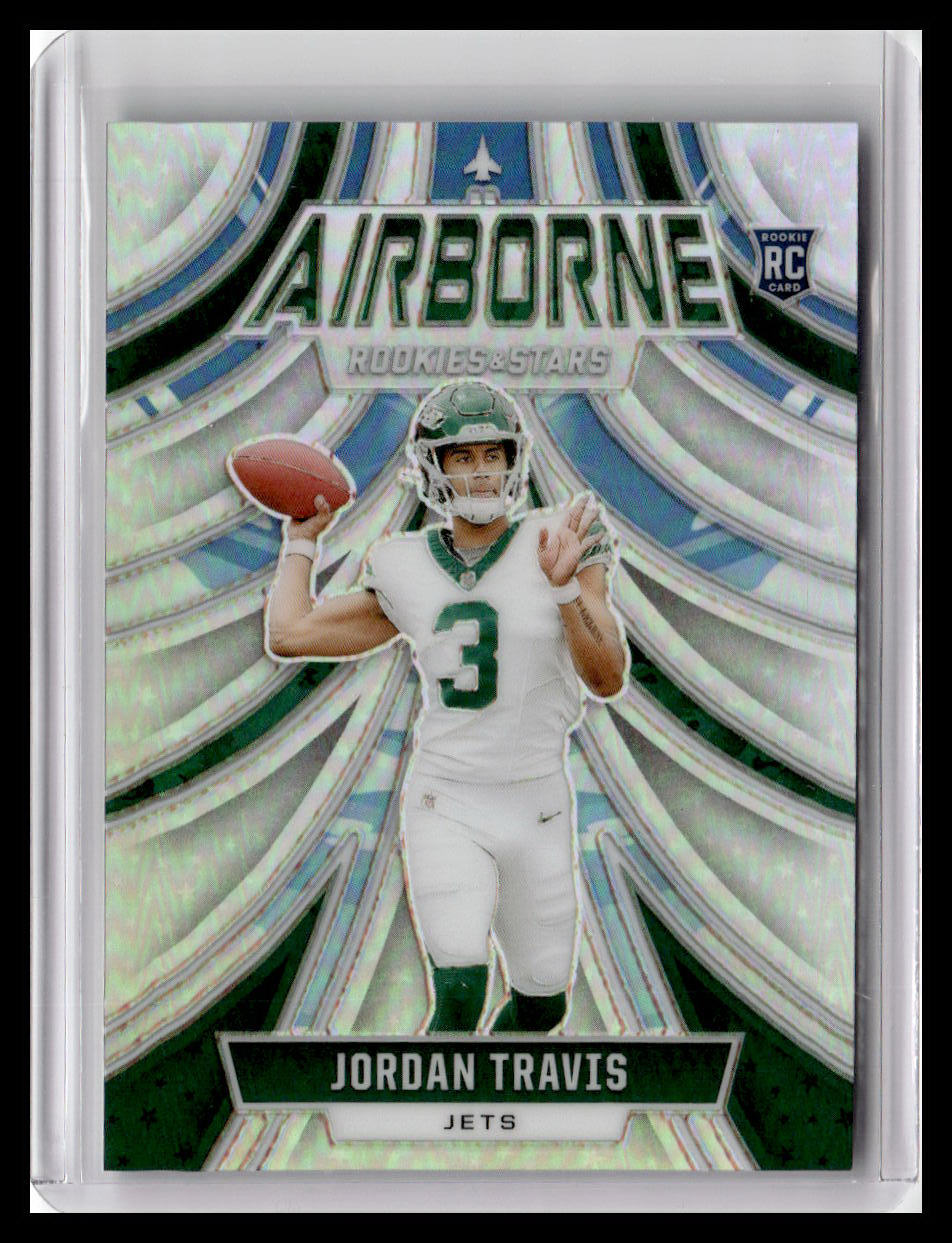 2024 Panini Rookies & Stars #A-JTS Jordan Travis Airborne Silver