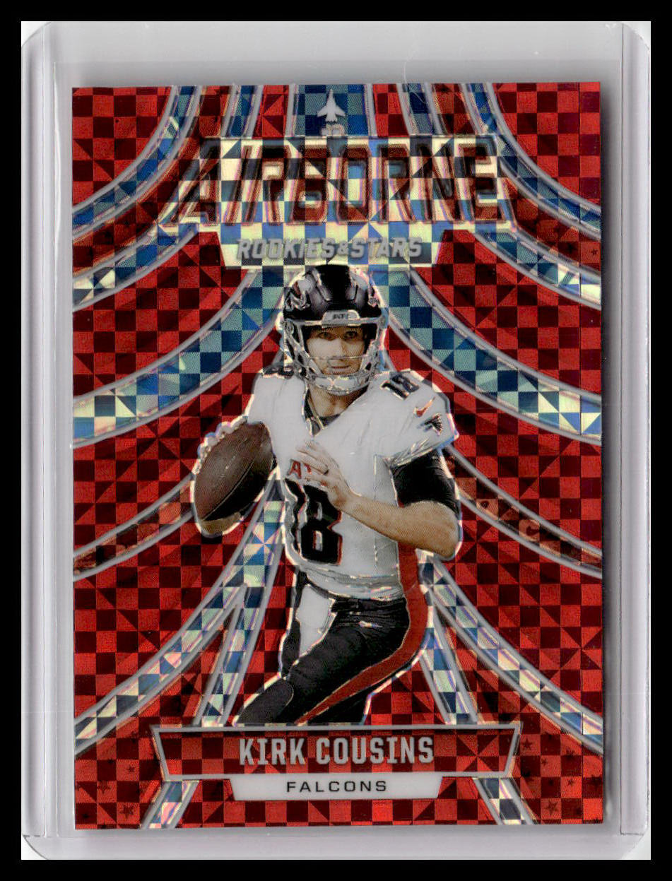 2024 Panini Rookies & Stars #A-KCS Kirk Cousins Airborne Red Plaid
