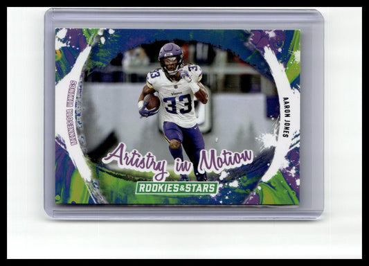 2024 Panini Rookies & Stars #AIM-AJS Aaron Jones Artistry in Motion