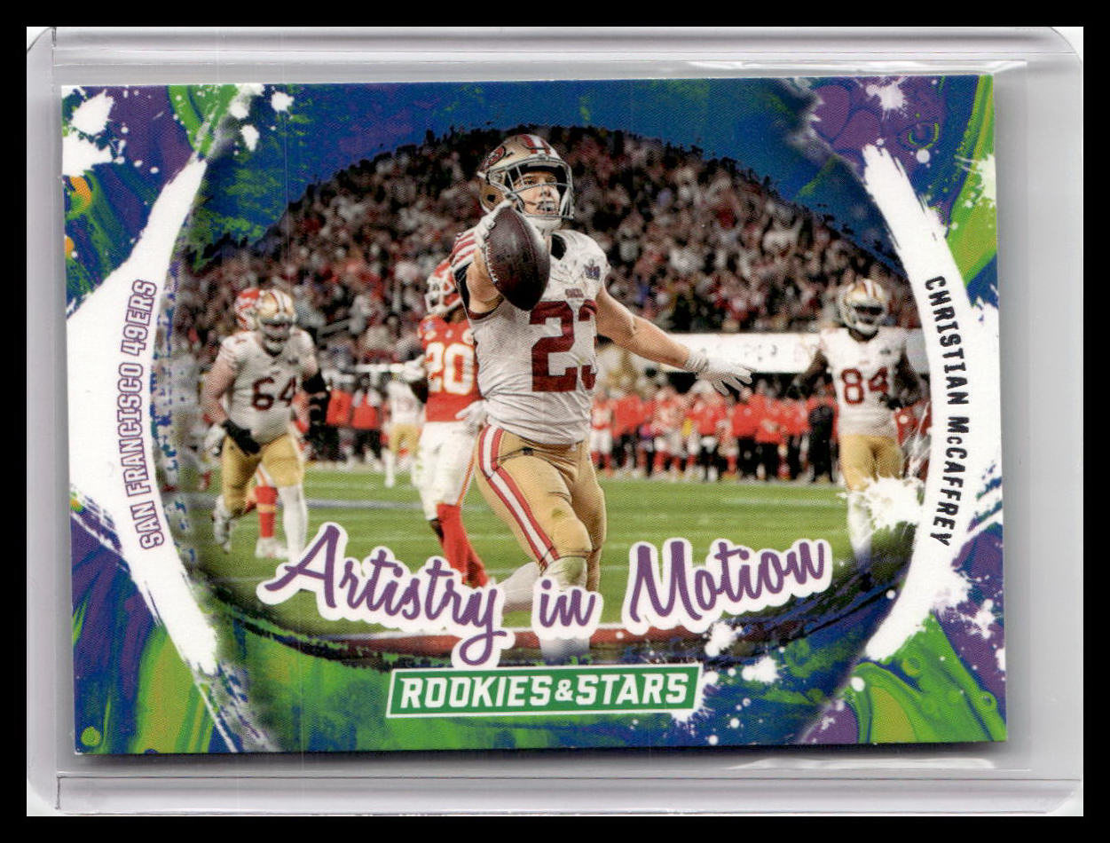 2024 Panini Rookies & Stars #AIM-CMY Christian McCaffrey Artistry in Motion