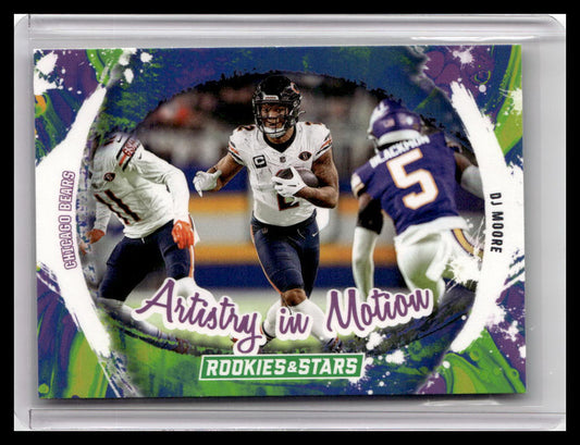 2024 Panini Rookies & Stars #AIM-DME DJ Moore Artistry in Motion