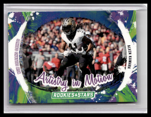 2024 Panini Rookies & Stars #AIM-AKA Alvin Kamara Artistry in Motion