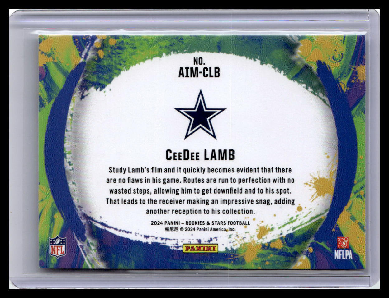 2024 Panini Rookies & Stars #AIM-CLB CeeDee Lamb Artistry in Motion