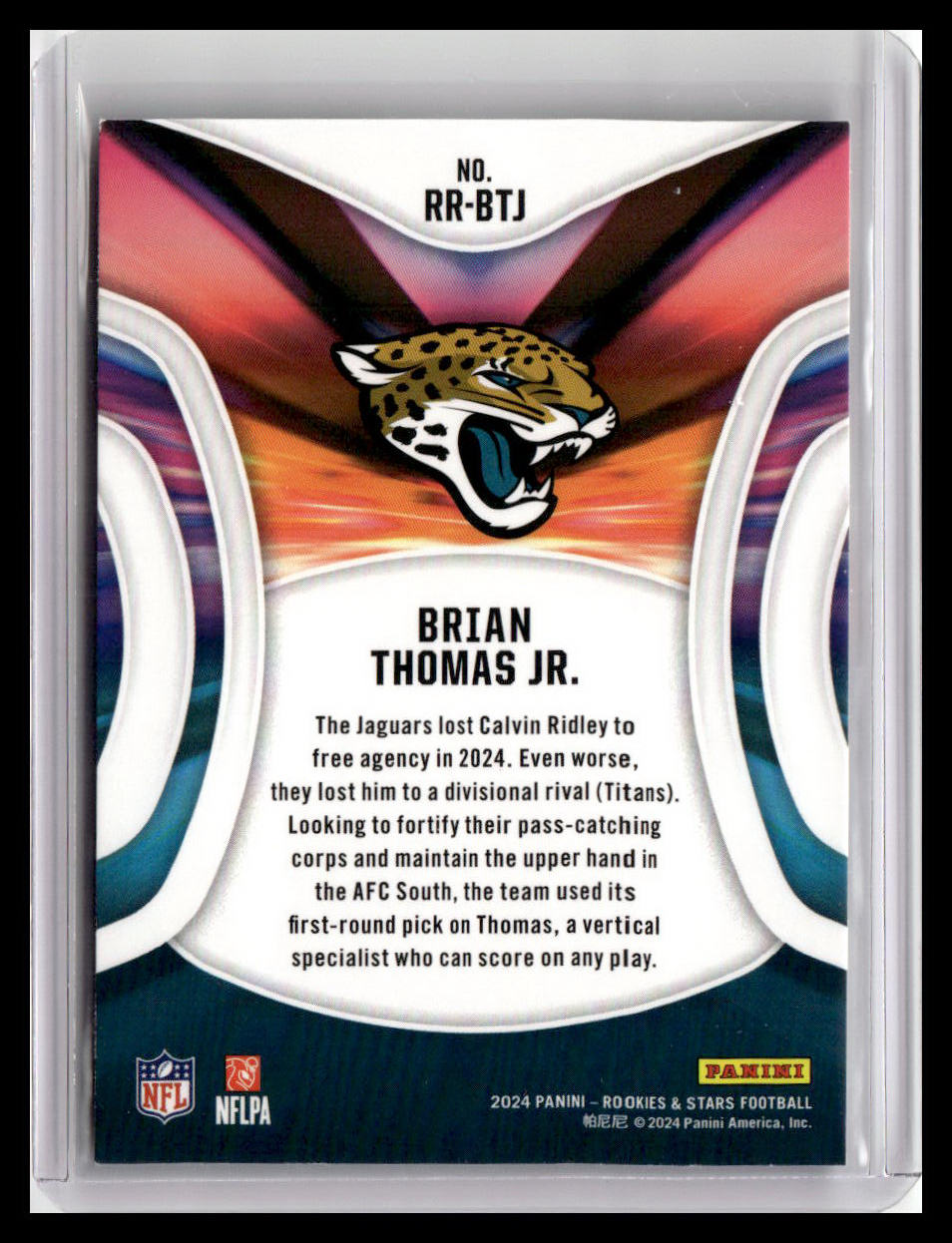 2024 Panini Rookies & Stars #RR-BTJ Brian Thomas Jr. Rookie Rush