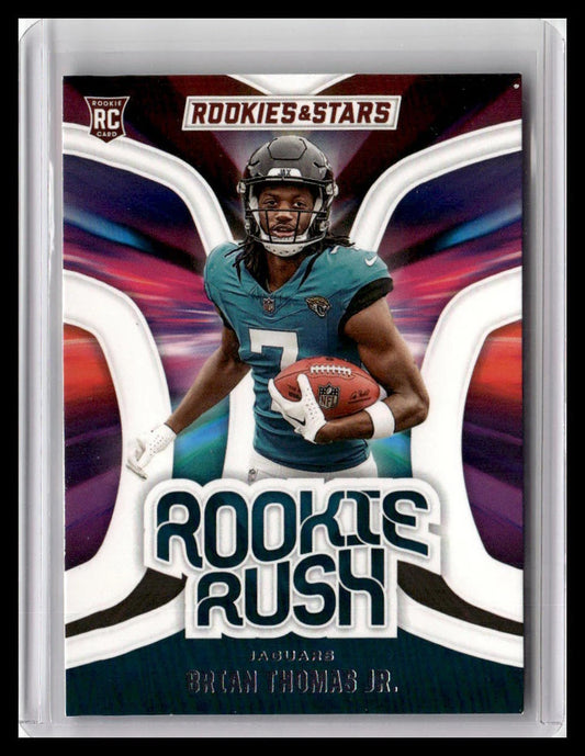 2024 Panini Rookies & Stars #RR-BTJ Brian Thomas Jr. Rookie Rush