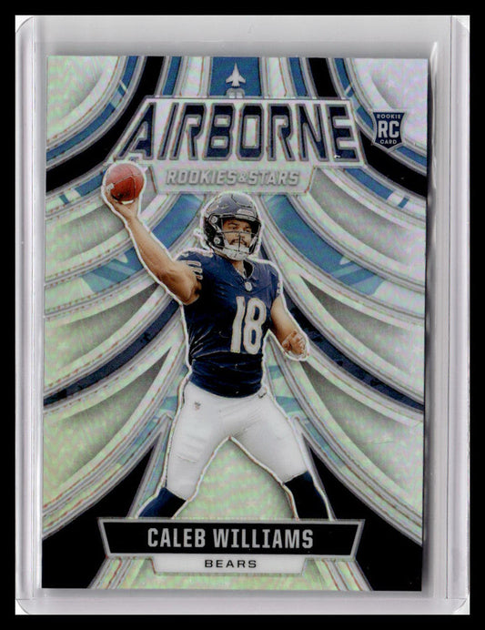 2024 Panini Rookies & Stars #A-CWS Caleb Williams Airborne Silver