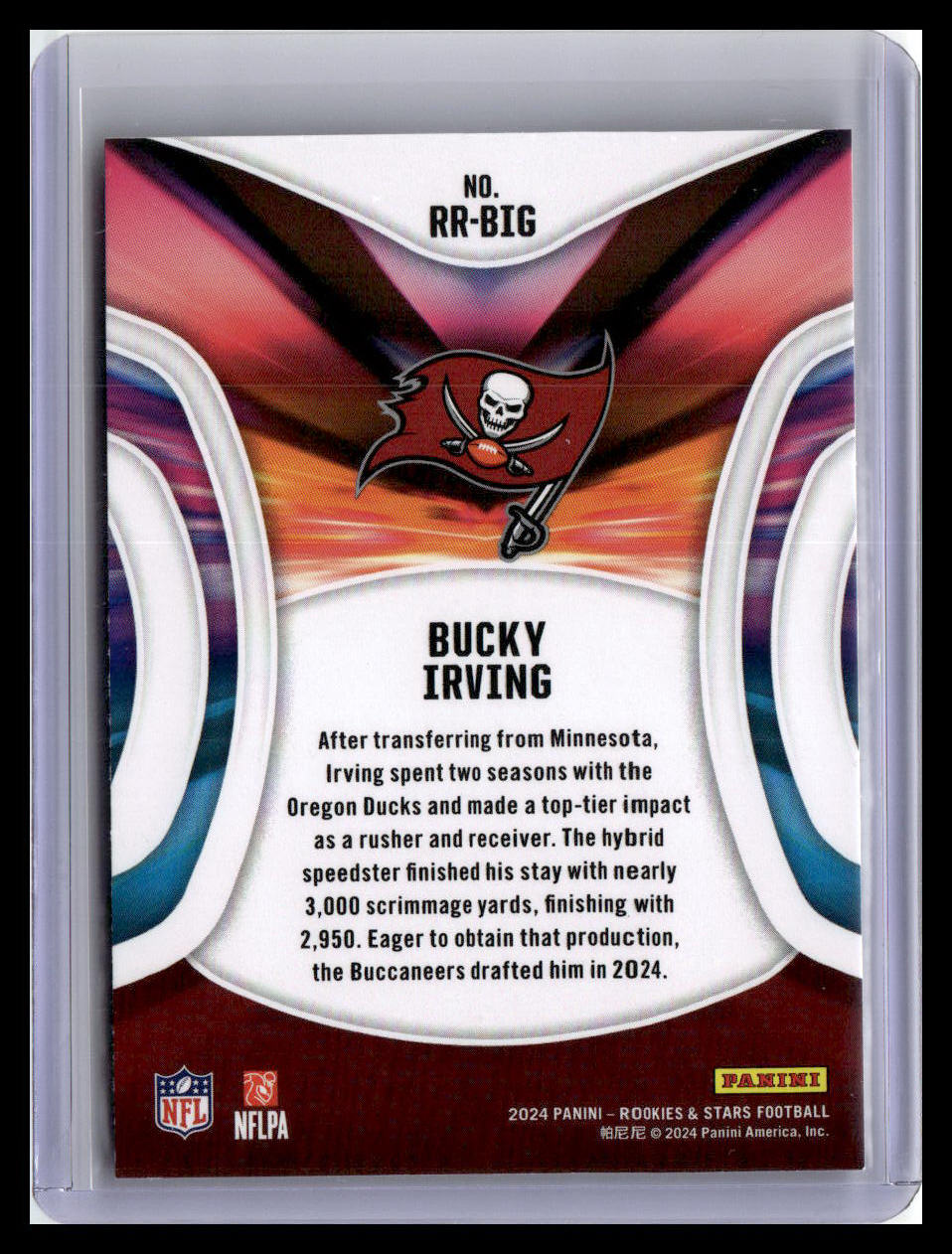 2024 Panini Rookies & Stars #RR-BIG Bucky Irving Rookie Rush