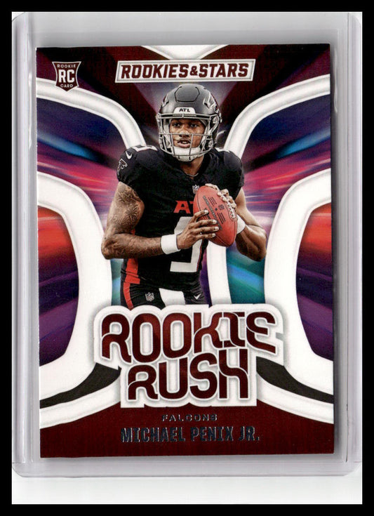 2024 Panini Rookies & Stars #RR-MPJ Michael Penix Jr. Rookie Rush