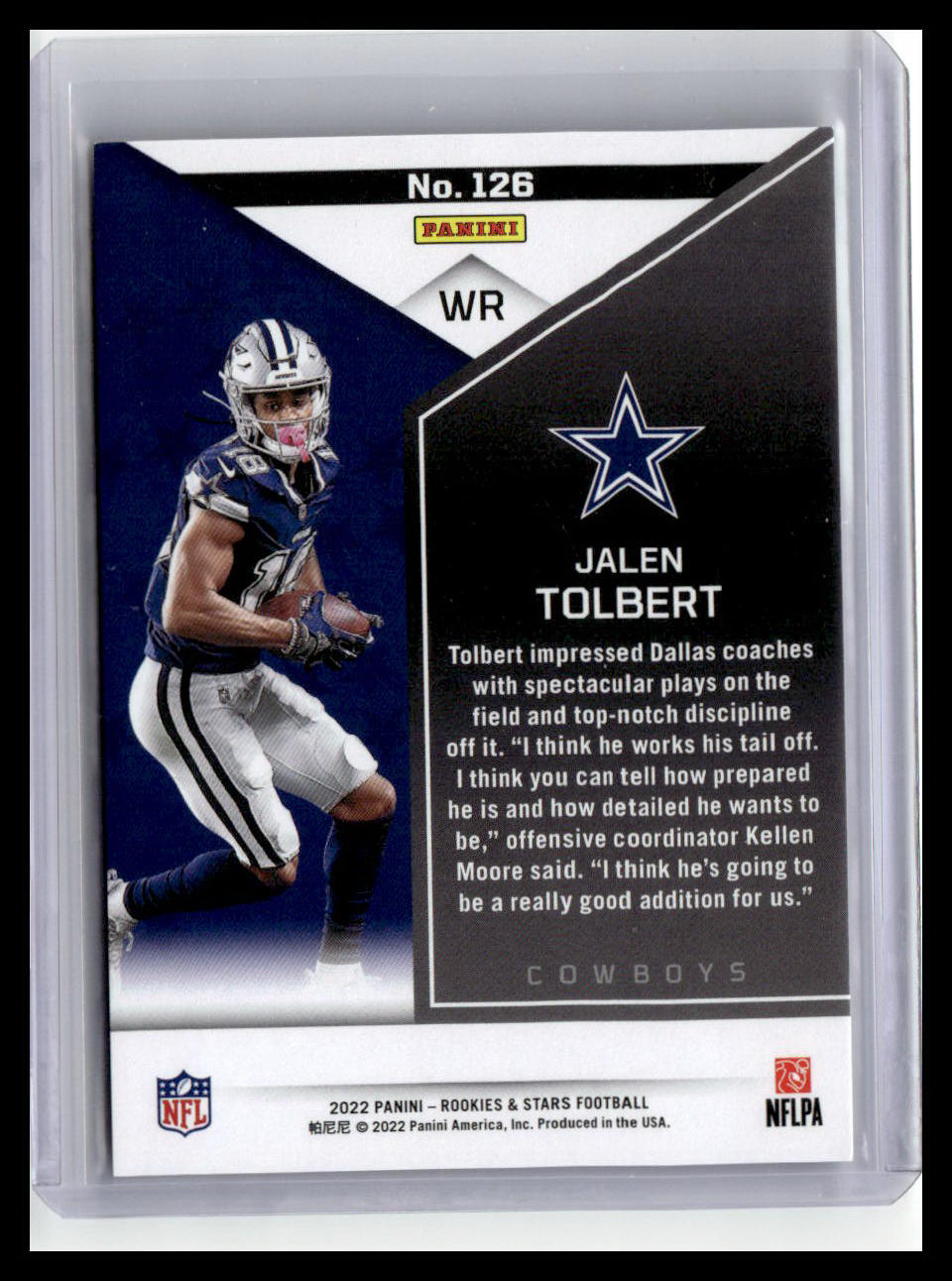 2022 Panini Rookies & Stars #126 Jalen Tolbert (RC) Silver /80