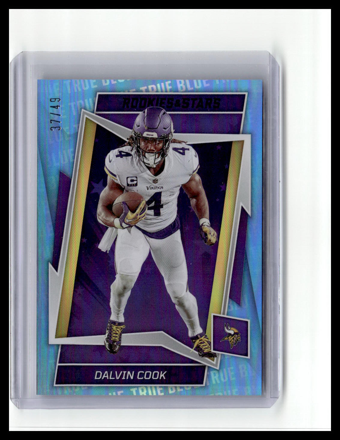 2022 Panini Rookies & Stars #65 Dalvin Cook True Blue #/49