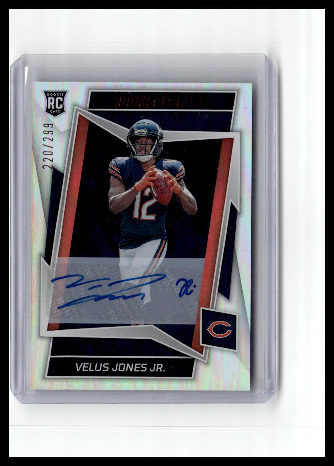 2022 Panini Rookies & Stars #138 Velus Jones Jr. Rookies Signatures #/299